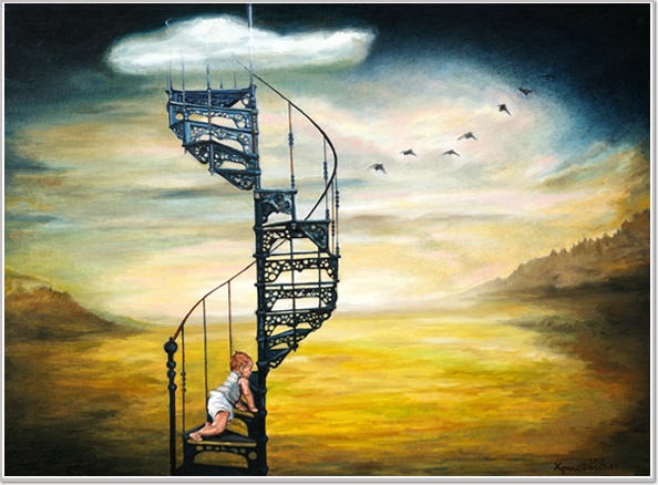 Stairway in the sky