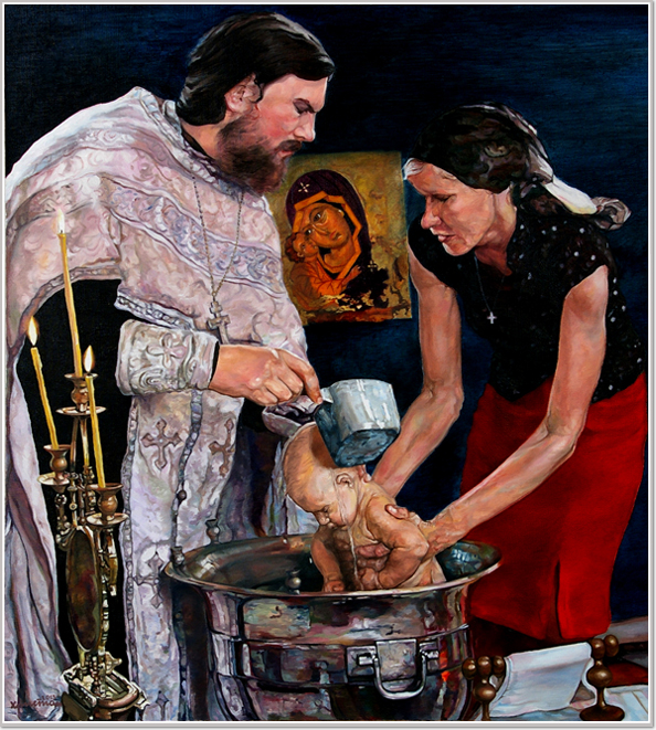 The sacrament of christening