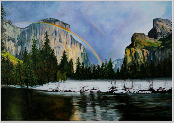 Passing under the rainbow