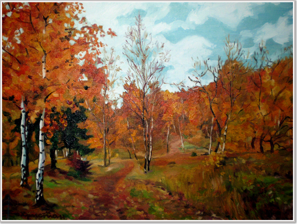 In the small grove near my house at the end of September /autumn/ 